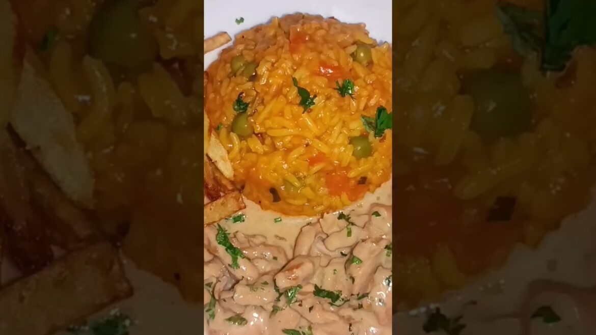 إمانسي الدجاج مع الأرز بالخضر و الأعشاب واحد البنة يا سلام غنحط ليكم الوصفة غدا بإذن الله #shorts