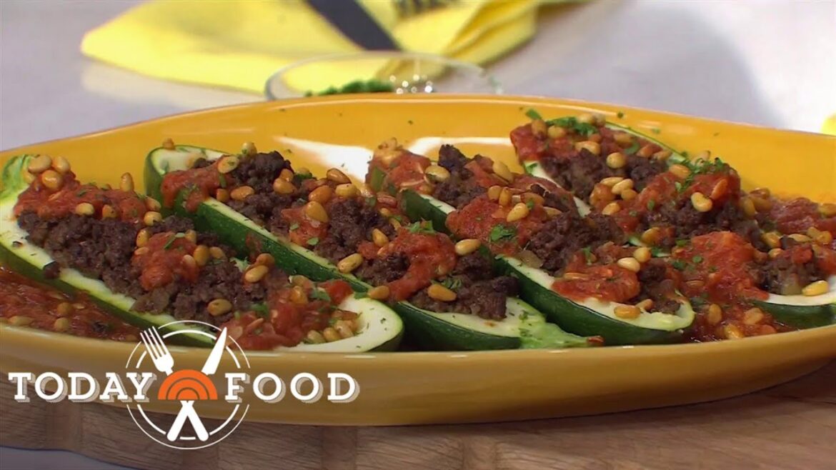 Try this fast and easy recipe for Lebanese stuffed zucchini Try this fast and easy recipe for Lebanese stuffed zucchini