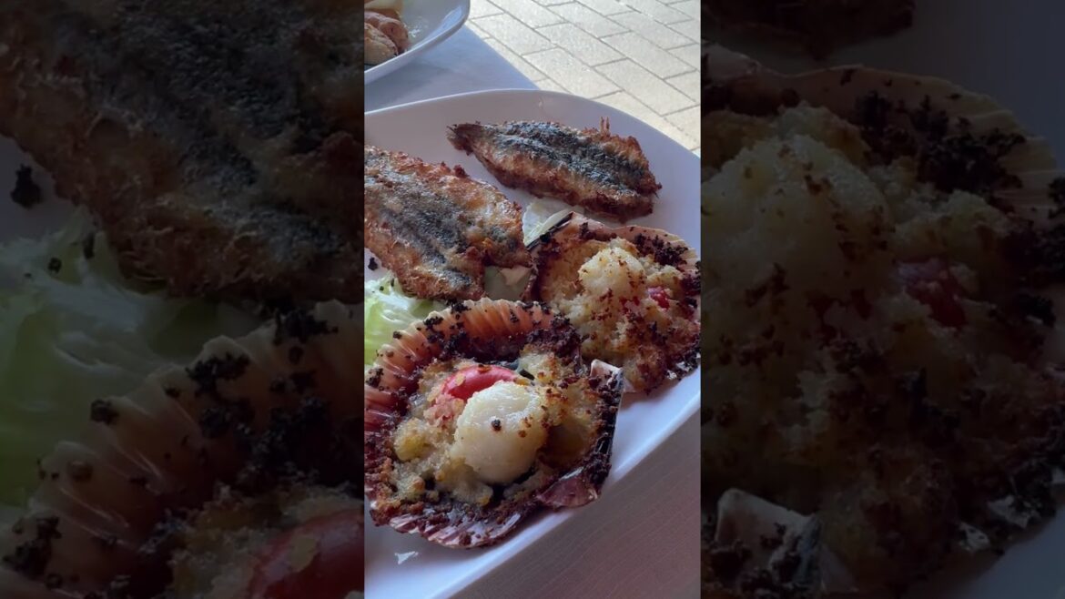 Dinner at Osteria Agostiniana | Seafood Feast in Forza D’Agrò, Sicily | Stunning View + Only €40!