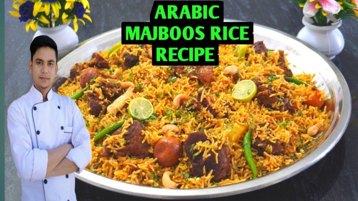 arabic rice recipe /arabic majboos /laham majboos /machboos /
