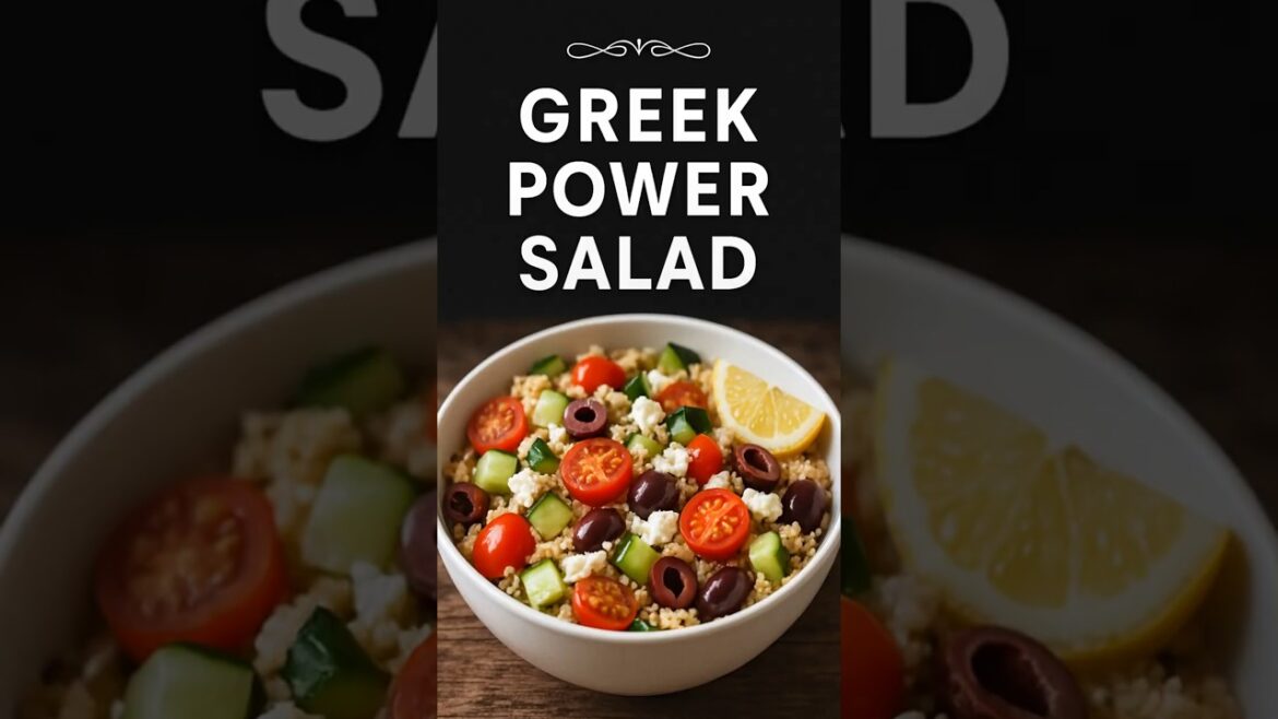 Greek Power Salad | Chef In A Minute