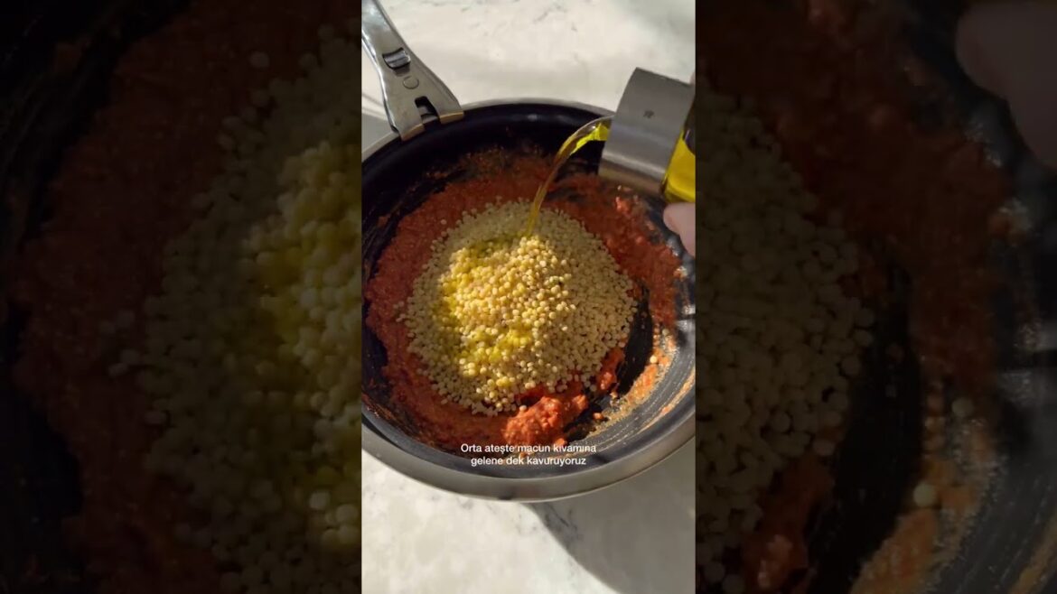 Tarhanalı Kuskus Pilavı ⎮ HealthyFoodBreak