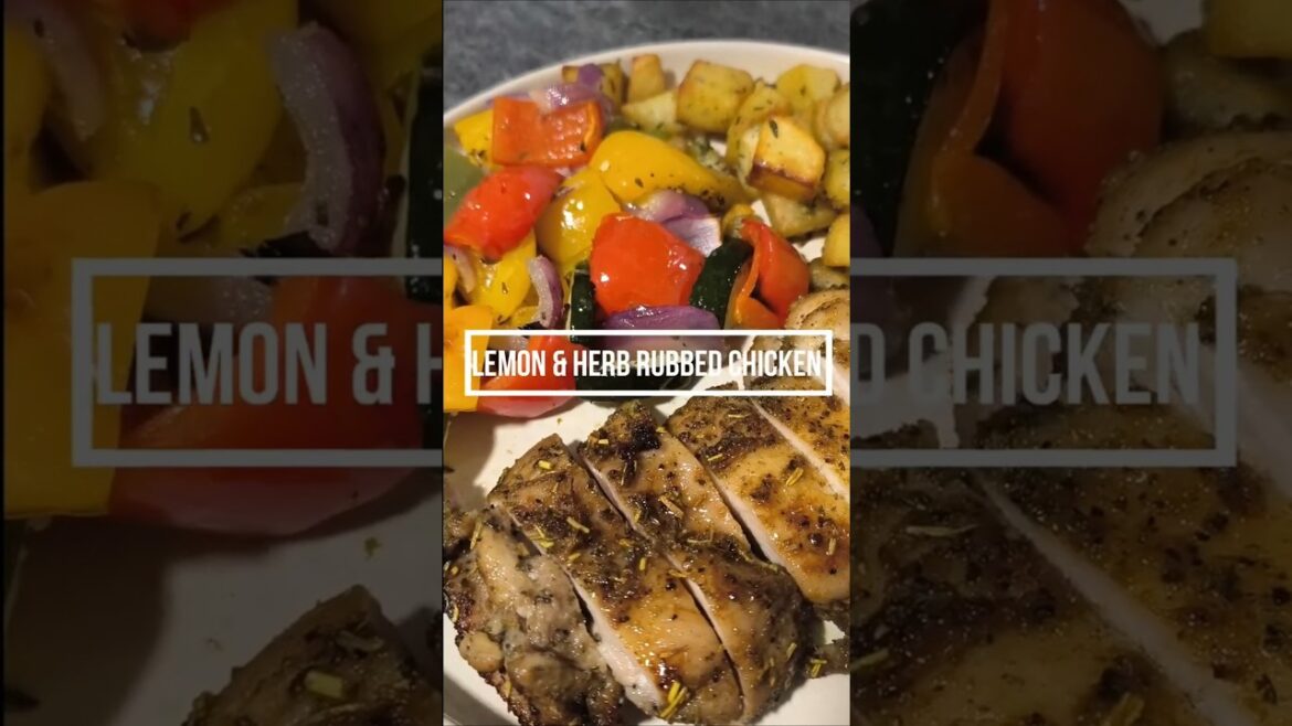 Lemon & Herb Rubbed Chicken #quickmeals #easydinner #chickenrub #Nandos