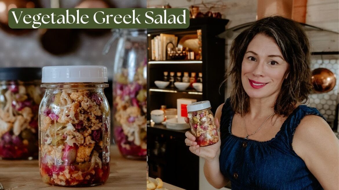 Absolutely DELECTABLE Vegetable Greek Salad Absolutely DELECTABLE Vegetable Greek Salad