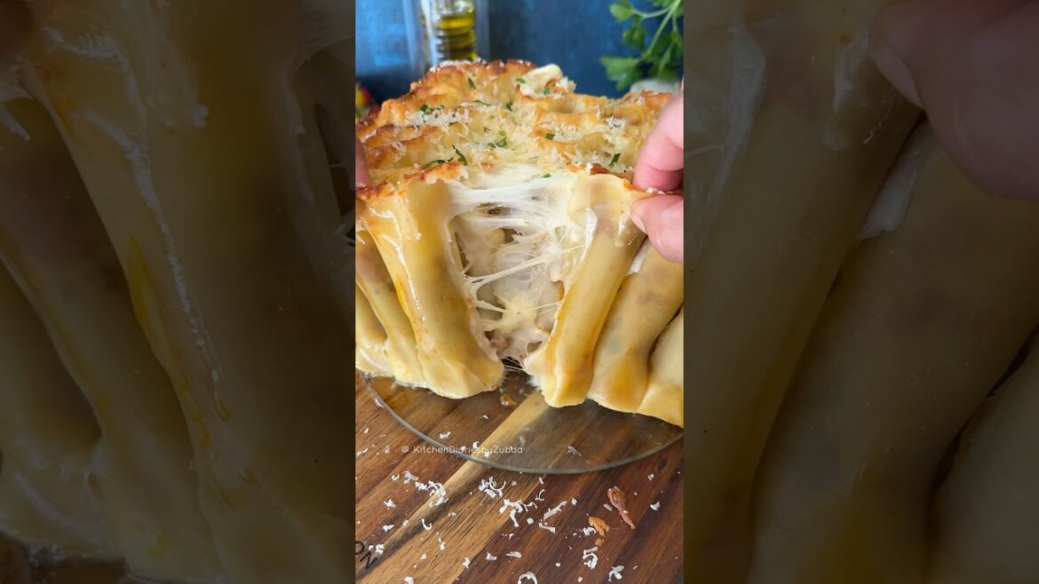 Upright Cannelloni Lasagna!
