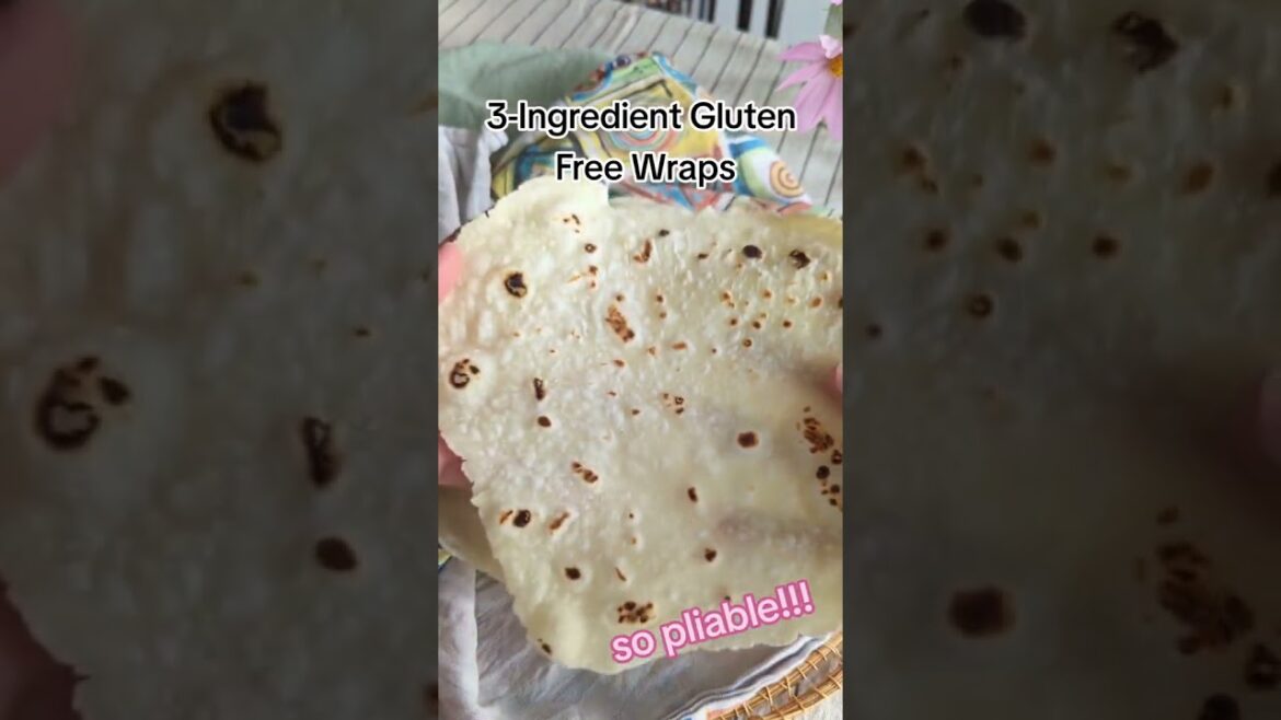 3-Ingredient Gluten-Free Wraps in Just 10 Minutes!