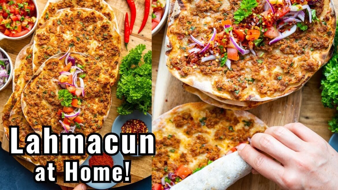 Turkish Lahmacun Recipe | How to Make Lahmacun (Oven & Stovetop) Turkish Lahmacun Recipe | How to Make Lahmacun (Oven & Stovetop)