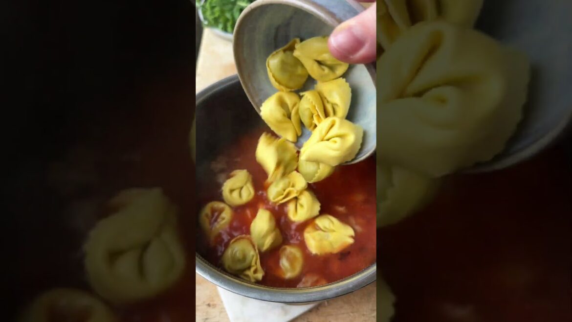 One Pot One Portion | Sausage & Tortellini Soup One Pot One Portion | Sausage & Tortellini Soup