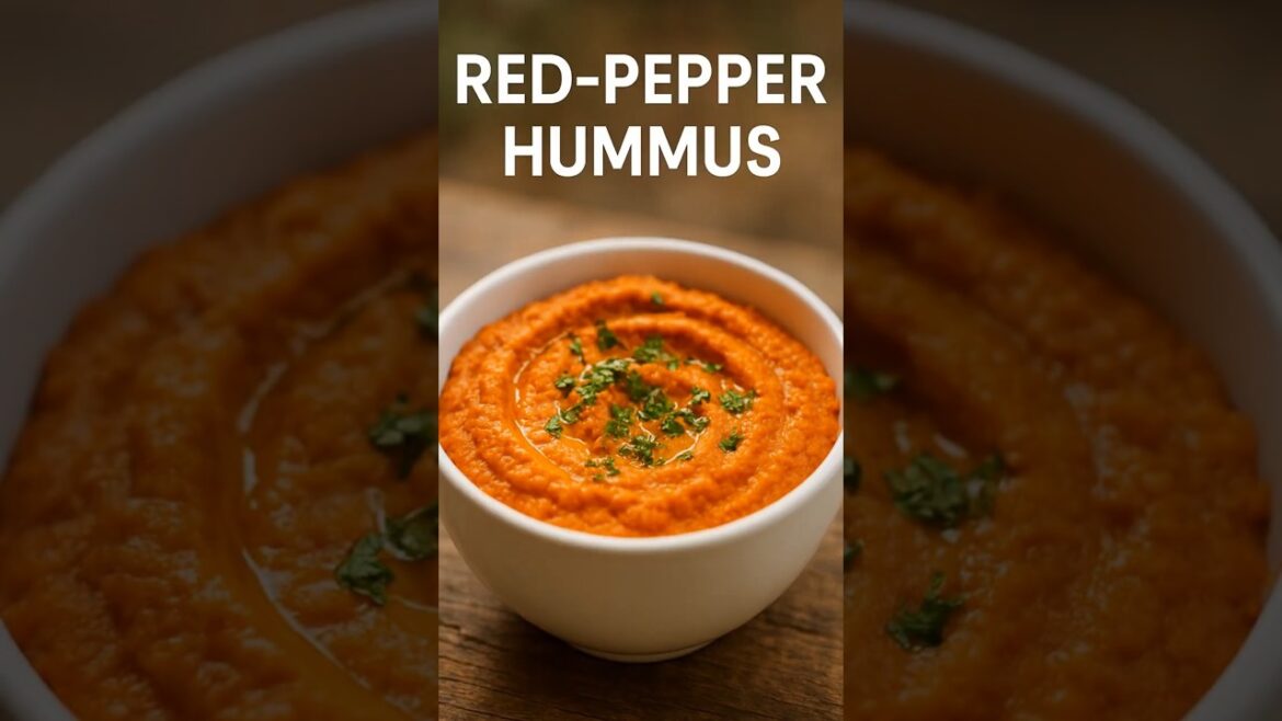 Roasted Red-Pepper Hummus with Homemade Tahini | Easy Recipe | Chef In A Minute Roasted Red-Pepper Hummus with Homemade Tahini | Easy Recipe | Chef In A Minute