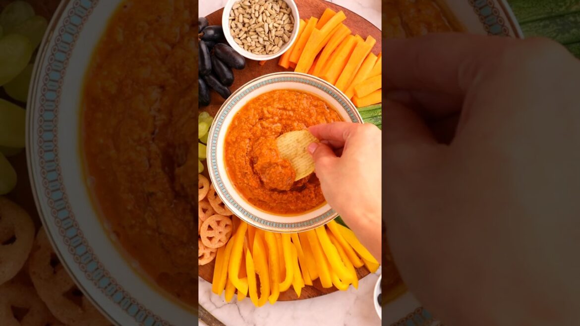 Red Pepper Tapenade | Easy Dip Recipe | Italian recipe | Vegan | Easy Mediterranean Appetiser Red Pepper Tapenade | Easy Dip Recipe | Italian recipe | Vegan | Easy Mediterranean Appetiser
