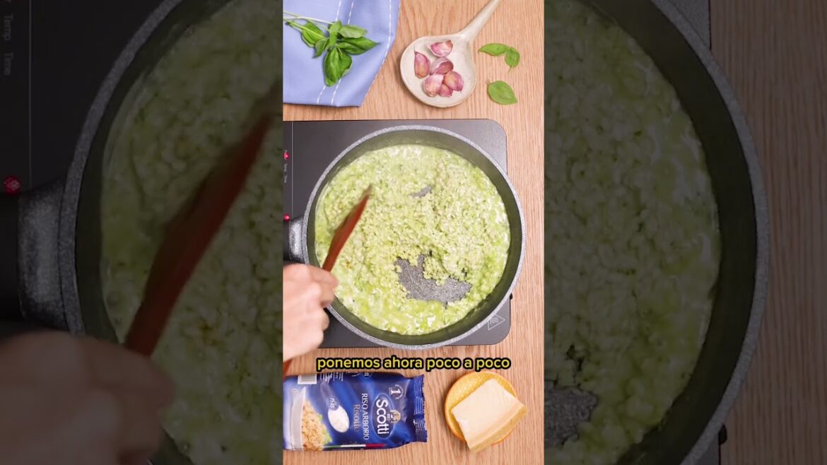 Risotto a la genovesa Risotto a la genovesa