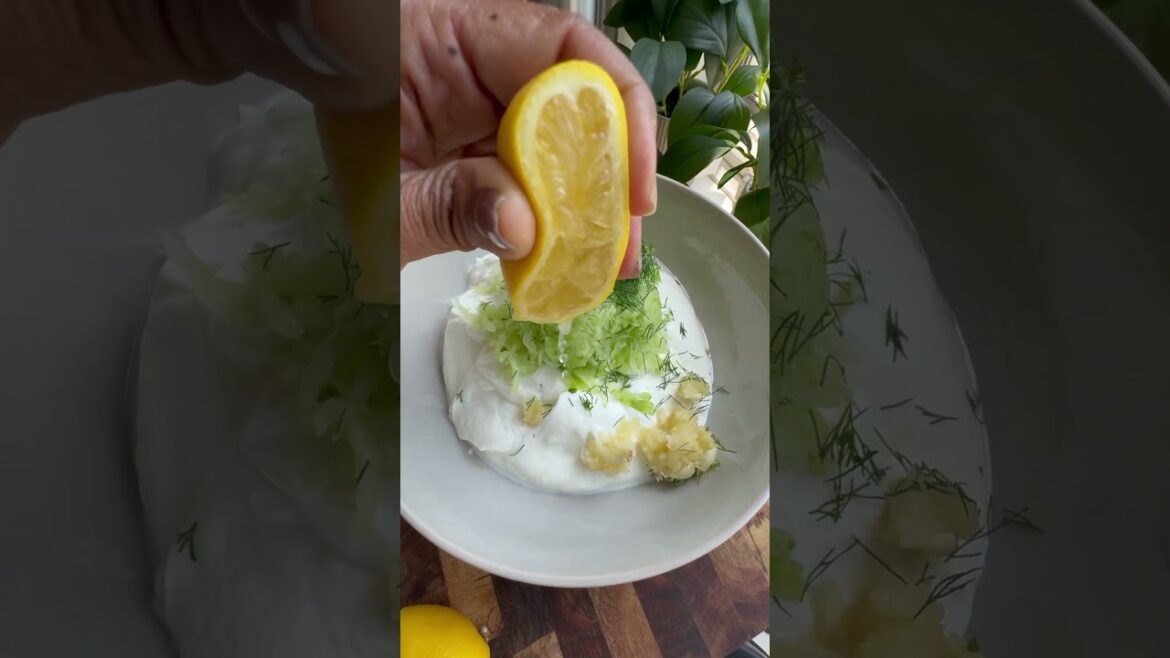 Tzatziki dip with pita #easyrecipe #food #cooking #recipe #easyrecipe Tzatziki dip with pita #easyrecipe #food #cooking #recipe #easyrecipe