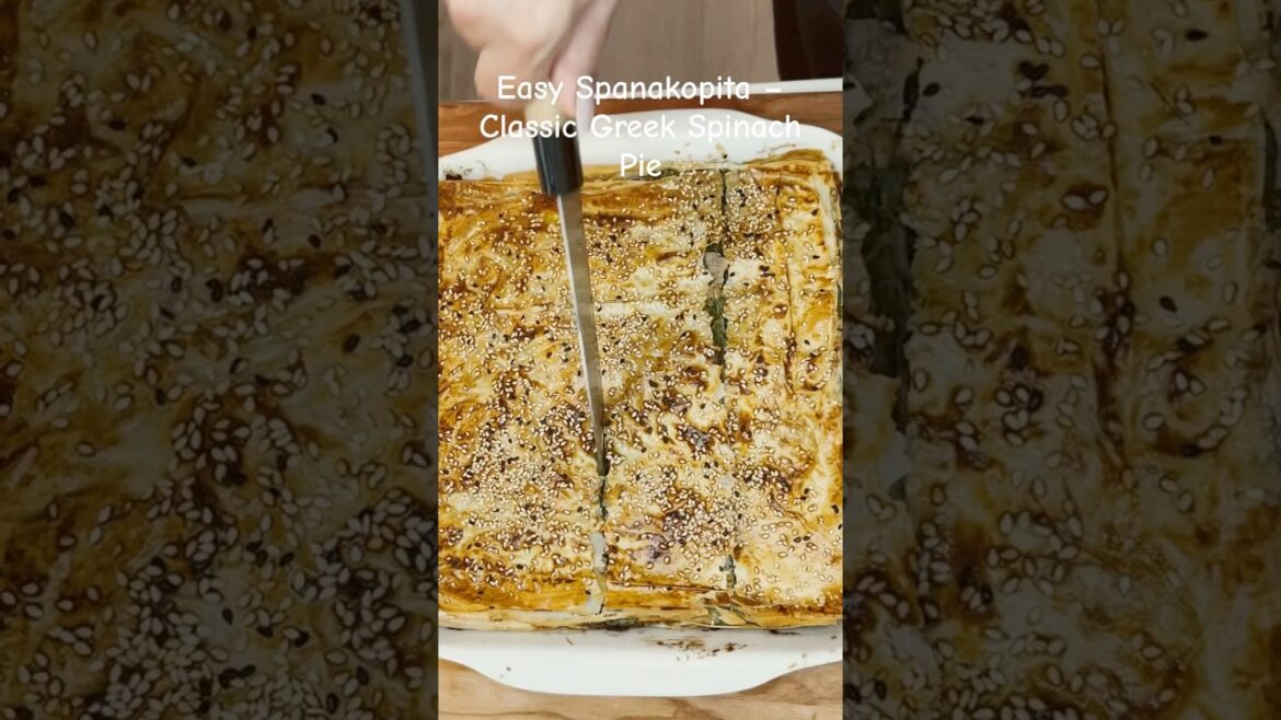 Easy Spanakopita – Classic Greek Spinach Pie #greece #homemade #shorts Easy Spanakopita – Classic Greek Spinach Pie #greece #homemade #shorts
