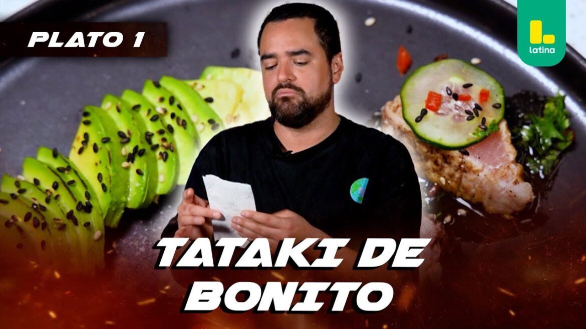 Plato 1: Tataki de bonito | El Gran Chef Famosos Plato 1: Tataki de bonito | El Gran Chef Famosos