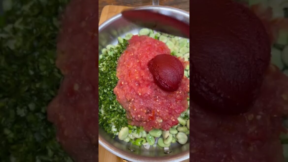 *“Warm Fava Bean Salad with Moroccan Charmoula | Easy & Delicious!”*