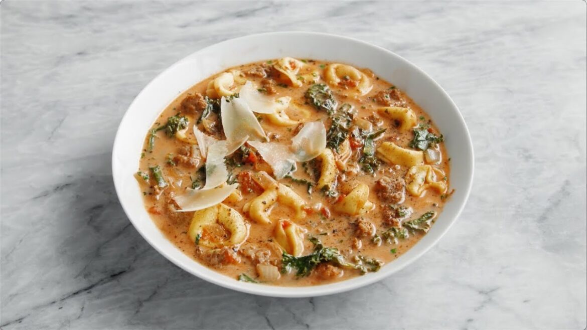 Slow Cooker Tortellini Soup Slow Cooker Tortellini Soup