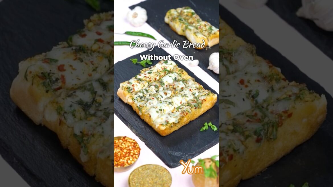 Cheesy Garlic Bread Without Oven
