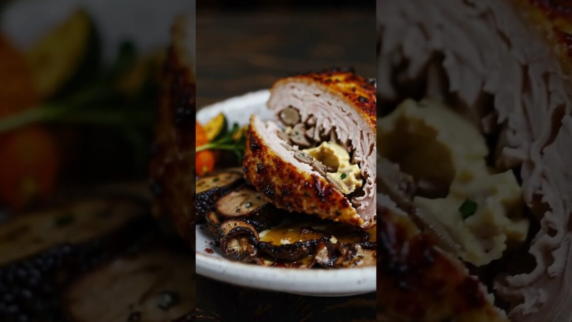 Cheesy Garlic Butter Mushroom Stuffed Chicken Cheesy Garlic Butter Mushroom Stuffed Chicken