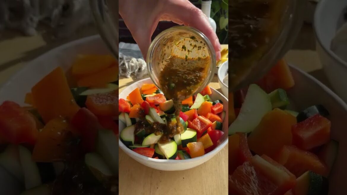 Greek Inspired Shrimp Bowls with Lemony Yogurt #shorts