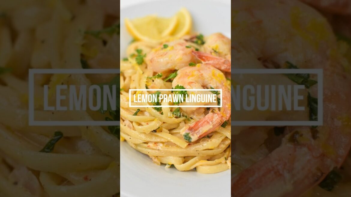 Lemon Prawn  #maldivianrecipe #linguine #pasta #prawns #prawnpasta