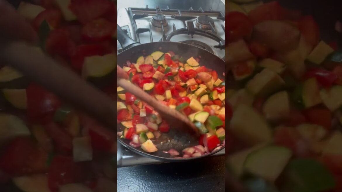 Ratatouille with sea bass and goats cheese #ratatouille Ratatouille with sea bass and goats cheese #ratatouille