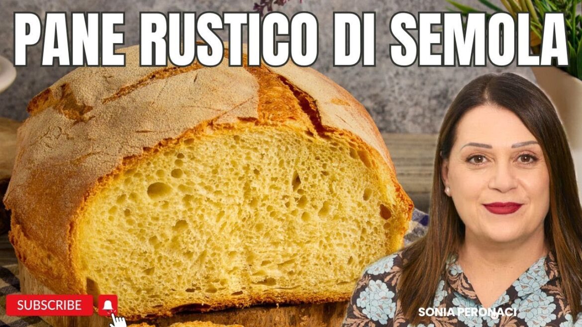 Non hai mai assaggiato un pane di semola rustico così! Croccante fuori, soffice dentro! Non hai mai assaggiato un pane di semola rustico così! Croccante fuori, soffice dentro!