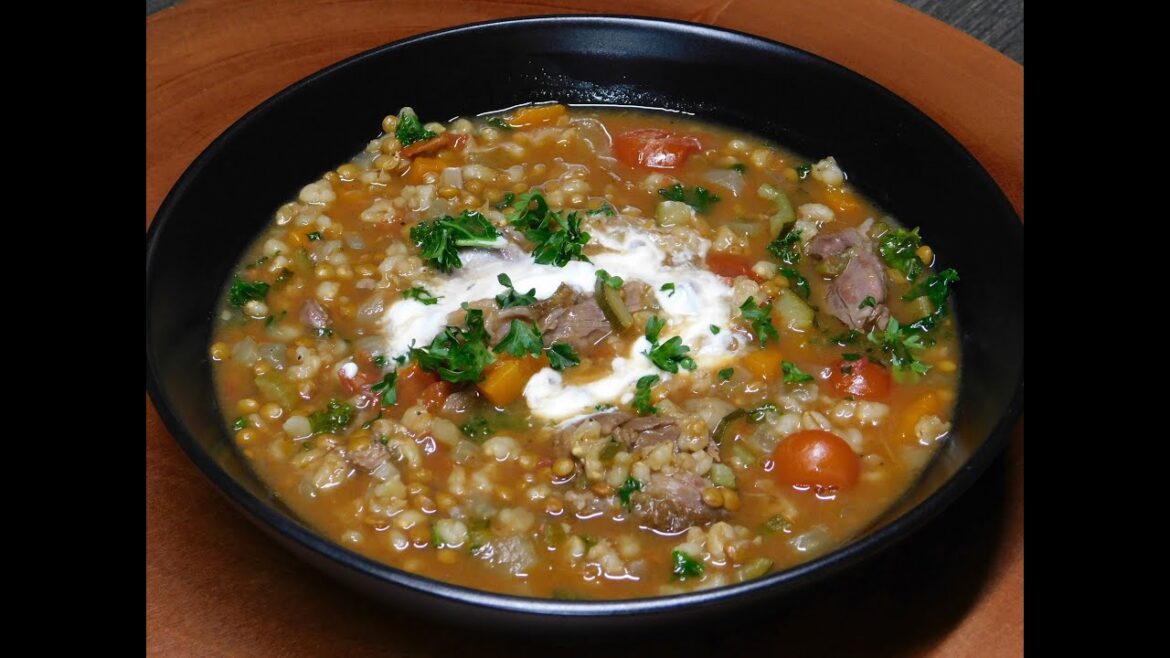 Lamb and Lentil Soup | slow cooker recipe | Aussie girl can cook Lamb and Lentil Soup | slow cooker recipe | Aussie girl can cook