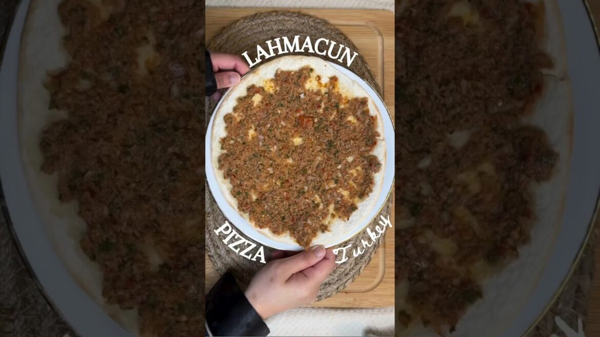 EASY LAHMACUN THIN CRISPY PIZZA! EASY LAHMACUN THIN CRISPY PIZZA!