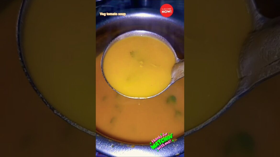 వేడివేడిగా  వెజ్ టమాటో సూప్…..  #shorts #food #telugu #foodie వేడివేడిగా  వెజ్ టమాటో సూప్.....  #shorts #food #telugu #foodie