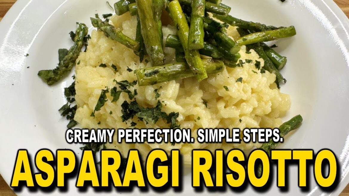 Creamy Aspargi Risotto | Easy, No-Fuss, Homemade Italian Risotto with Asparagus