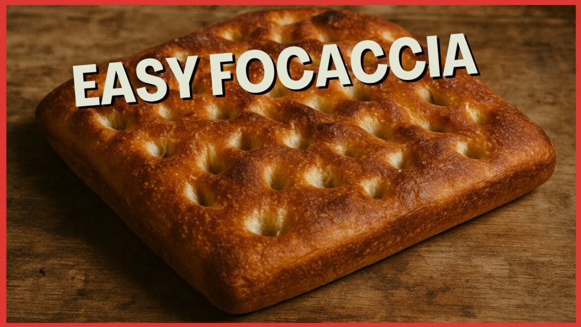 Easy Homemade Focaccia Bread Recipe | No-Knead Italian Flatbread with Crispy Crust Easy Homemade Focaccia Bread Recipe | No-Knead Italian Flatbread with Crispy Crust
