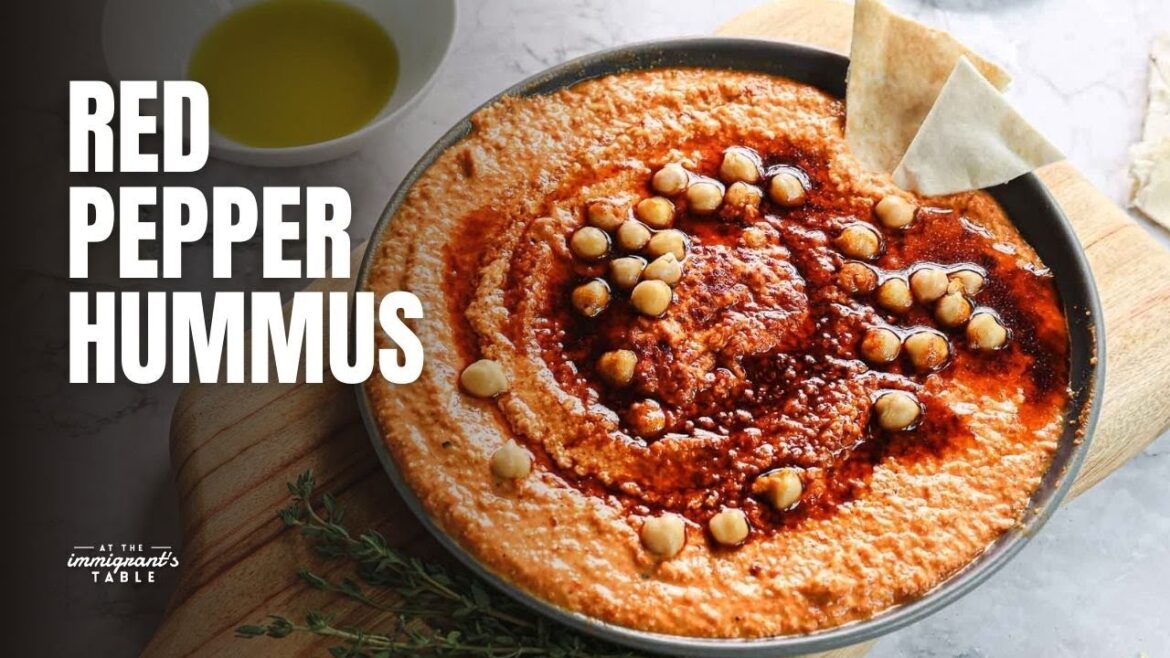 How to make easy red pepper hummus! How to make easy red pepper hummus!