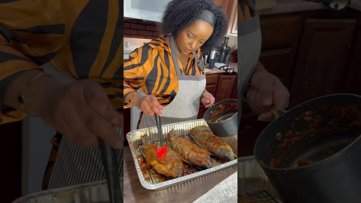 Our home Baked Tilapia#mrandmrspizzo'sfamilyshow#tilapia #seafood #food #trending #viralvideo