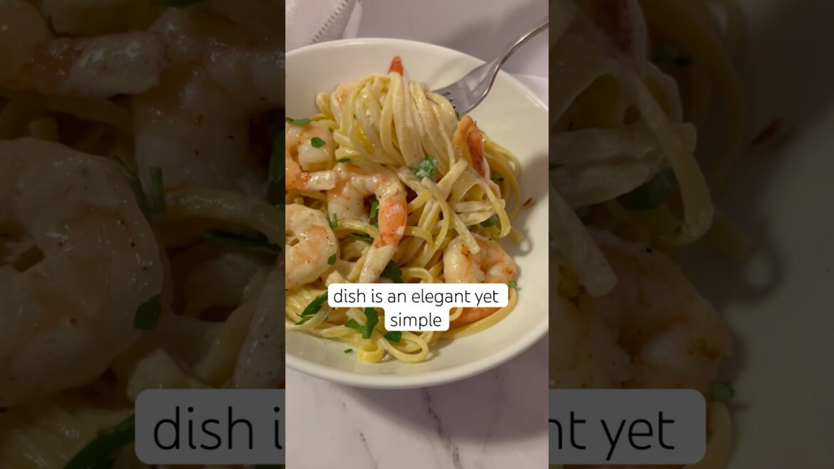 Creamy Lemon Shrimp Pasta: 30 Minute Eggless Dinner Recipe!