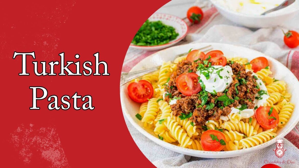 Turkish Pasta Recipe (kıymalı makarna)