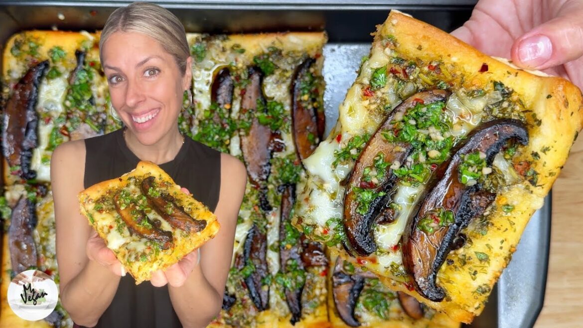 Chimichurri Pizza | Portobello Mushroom Steak