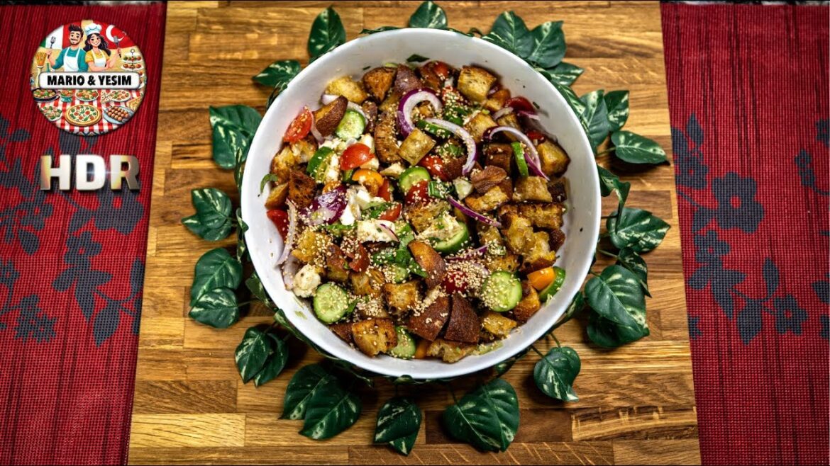 You’ll NEVER throw away stale bread again – Panzanella Recipe! You’ll NEVER throw away stale bread again – Panzanella Recipe!