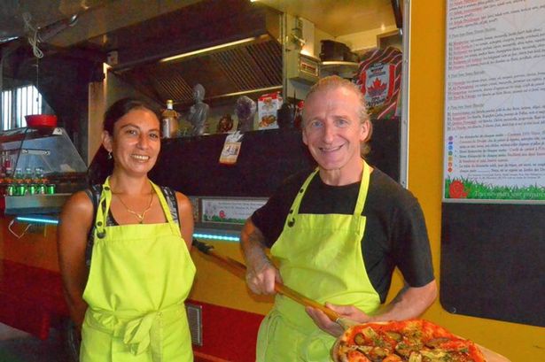 Philippe Schneider and Nathalie Caboubassy