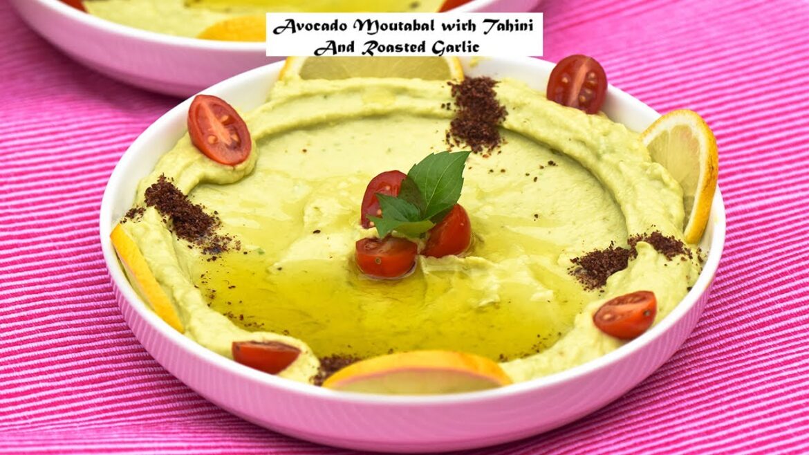 Avocado Moutabal with Tahini and Roasted Garlic / Hadia’s Lebanese Cuisine Avocado Moutabal with Tahini and Roasted Garlic / Hadia's Lebanese Cuisine