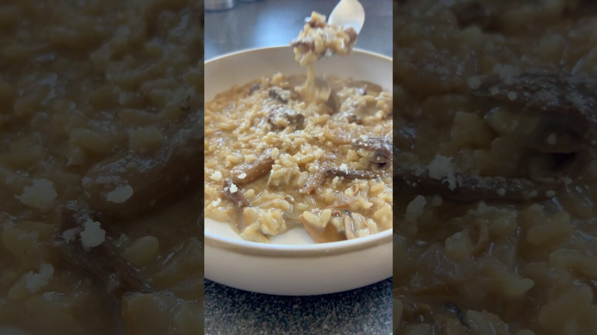 How to make Rich & Creamy Risotto Using Dried Porcini Mushrooms #risottorecipe #mushrooms #short How to make Rich & Creamy Risotto Using Dried Porcini Mushrooms #risottorecipe #mushrooms #short