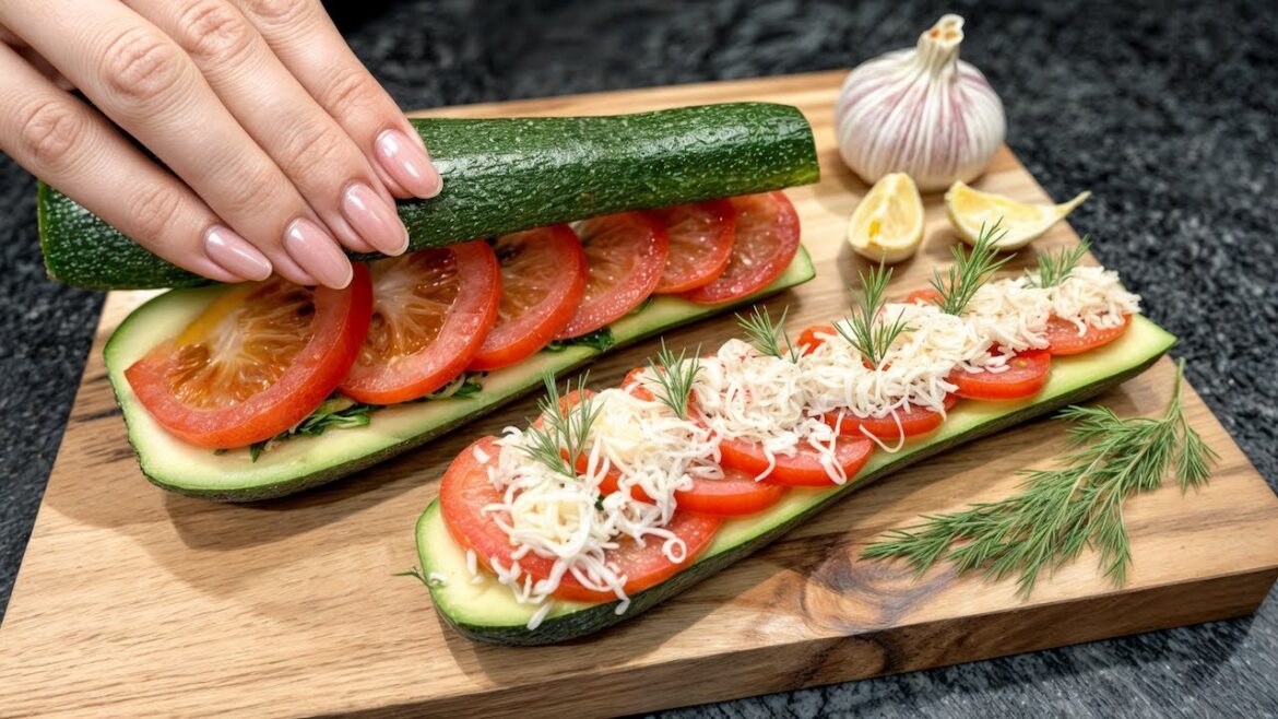 Healthy Stuffed Zucchini Boats | High Protein, Low Carb Meal Healthy Stuffed Zucchini Boats | High Protein, Low Carb Meal