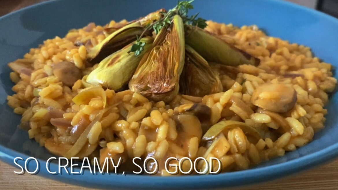 Mushroom & Baby Artichoke Risotto | Easy Comfort Food Mushroom & Baby Artichoke Risotto | Easy Comfort Food