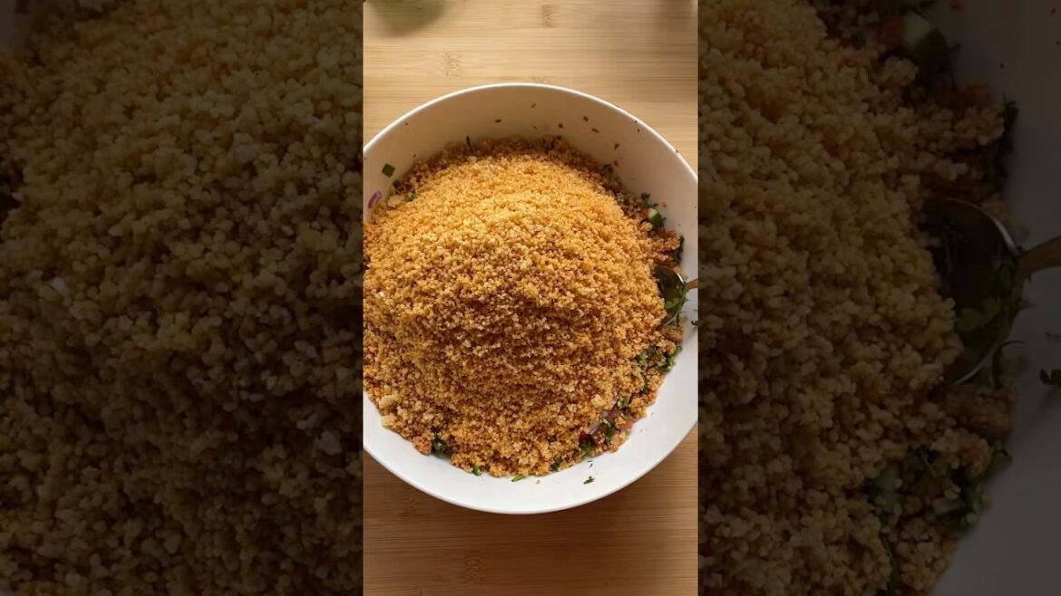 Turkish Style Couscous Salad #likeandsubscribe