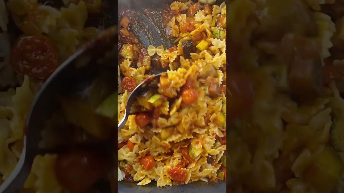 Μπριάμ με ζυμαρικά & σως γιαουρτιού | Petros Maounatzis