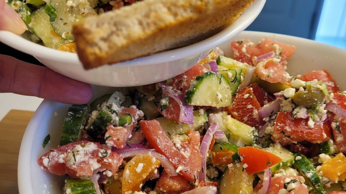 Greek Style Summer Salad Greek Style Summer Salad