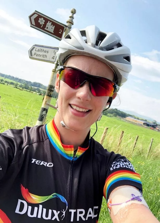 Rebecca out riding in August 2019
