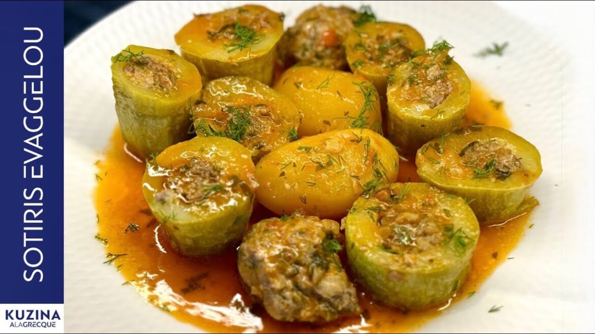 Κολοκυθάκια γεμιστά με ντομάτα | Sotiris Evaggelou Κολοκυθάκια γεμιστά με ντομάτα | Sotiris Evaggelou