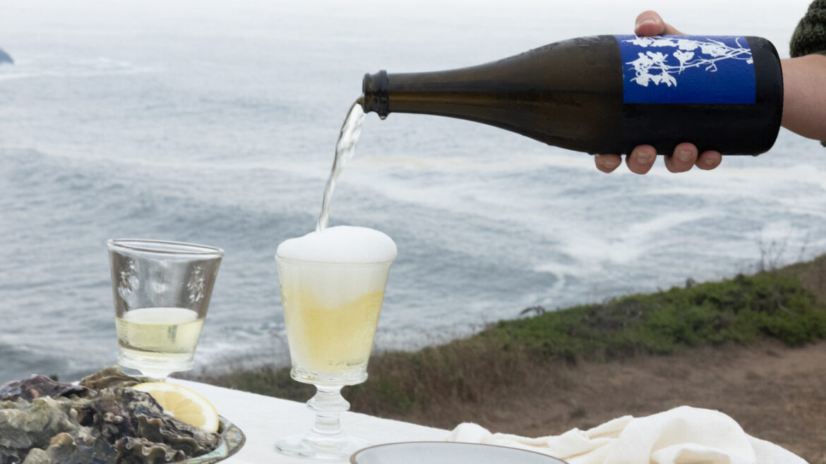 Delphinium sparkling wine captures the California coast Delphinium sparkling wine captures the California coast