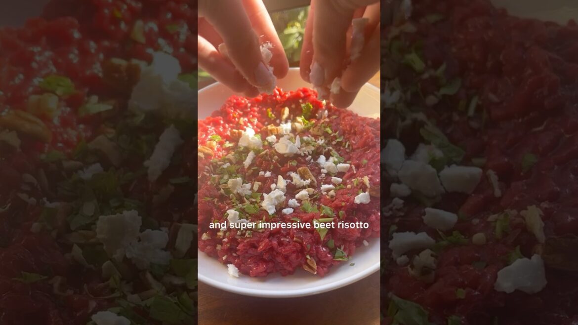 Beet Risotto!? #virlashort #holidayrecipes
