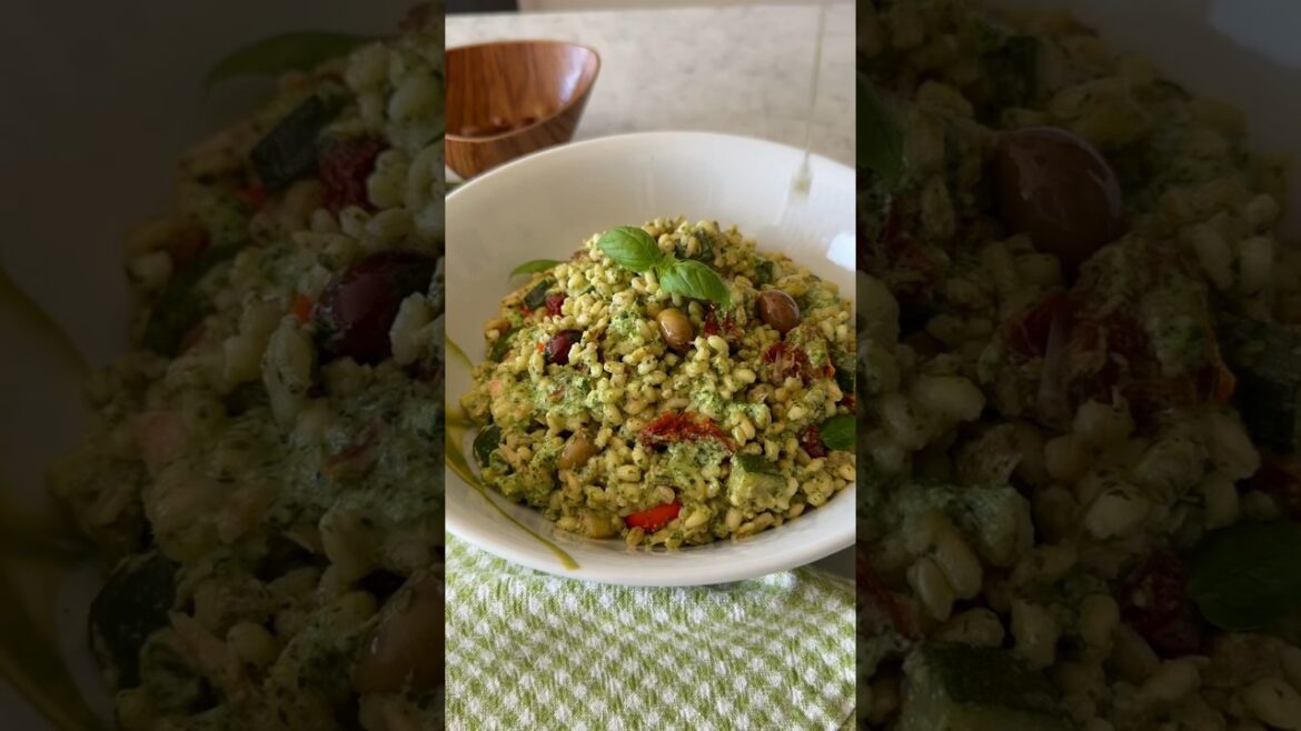 “ORZO CON PESTO DI RUCOLA” #perte #ricette #recipe #ricetta #youtube #food #cucinaitaliana